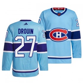 Montreal Canadiens Hockeydrakt Jonathan Drouin 27 2022-23 Blå Reverse Retro 2.0 Adidas Authentic - Herre